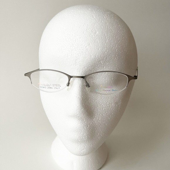 Sabatini Italy Eyeglasses Frame 111 Semi Rimless Anti Silver 46-18 Display Model - Picture 1 of 11
